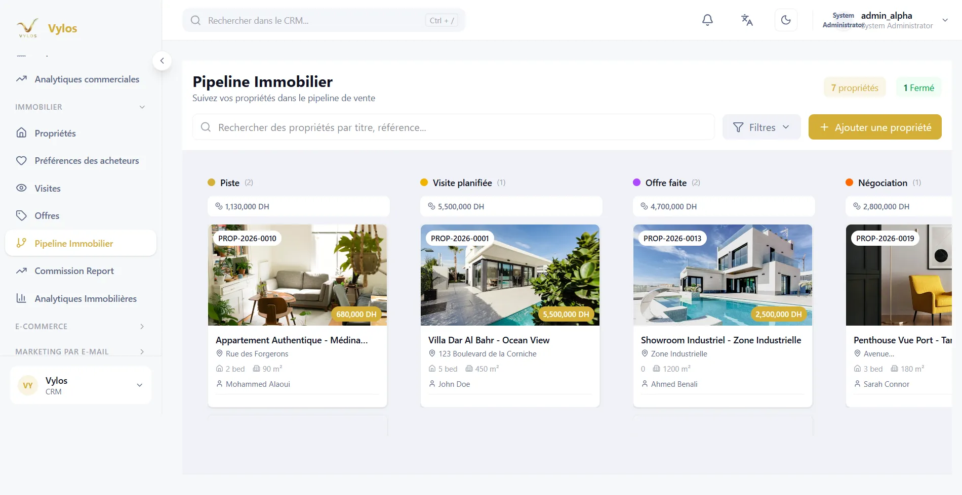 CRM Immobilier